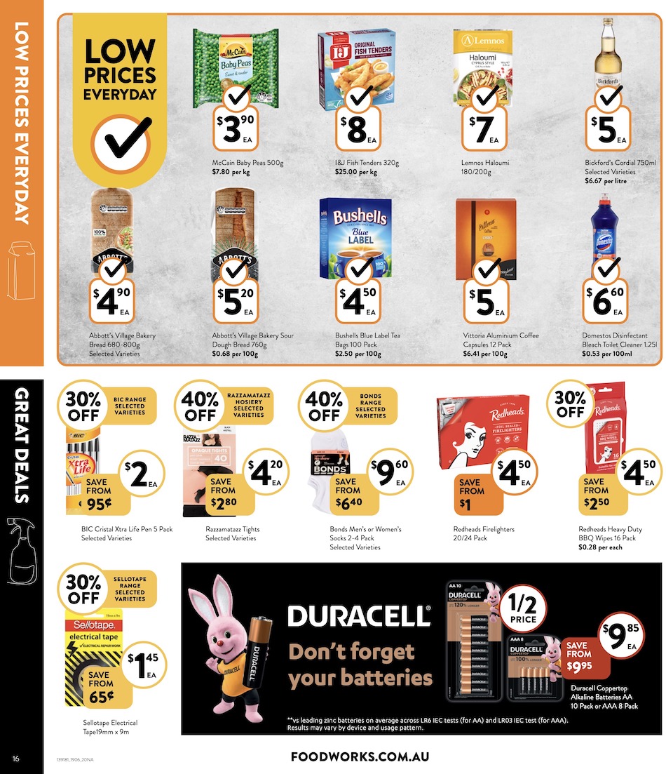 Foodworks Catalogue