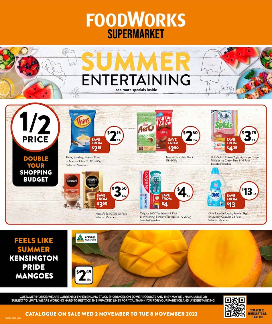 Foodworks Catalogue