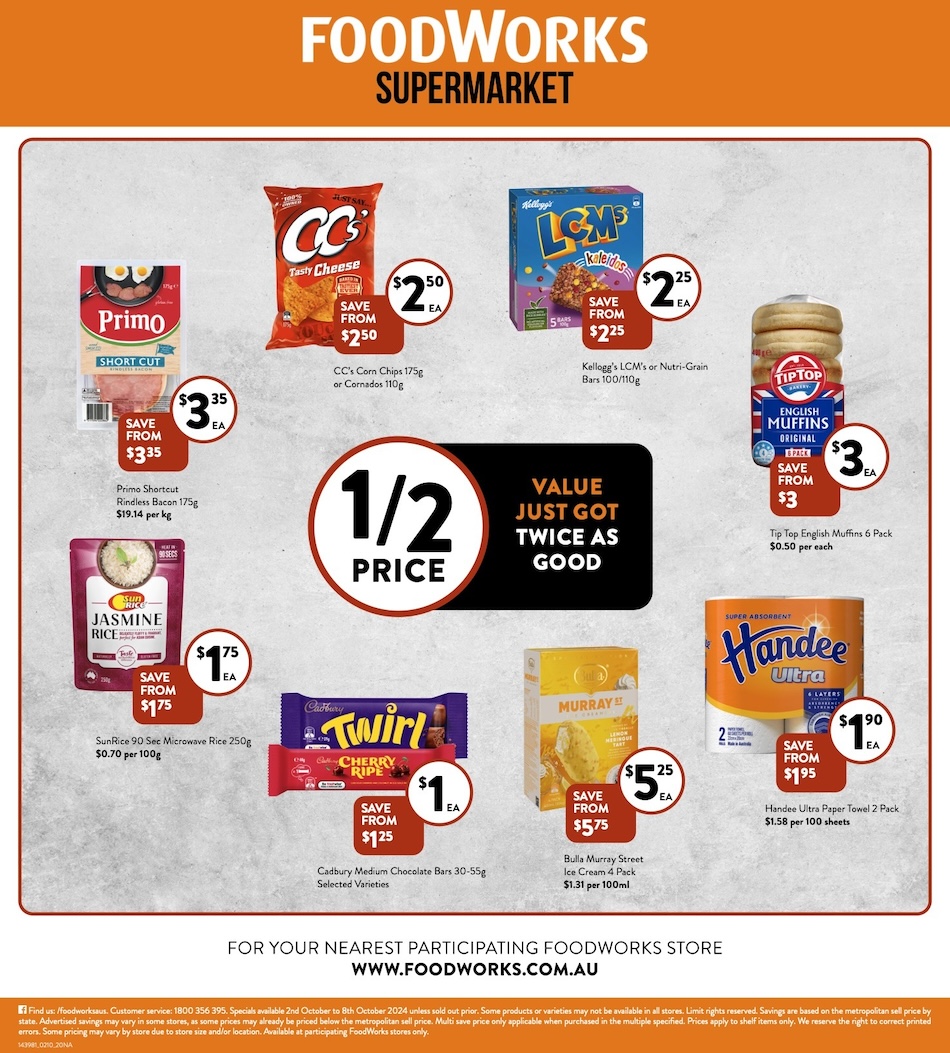 Foodworks Catalogue