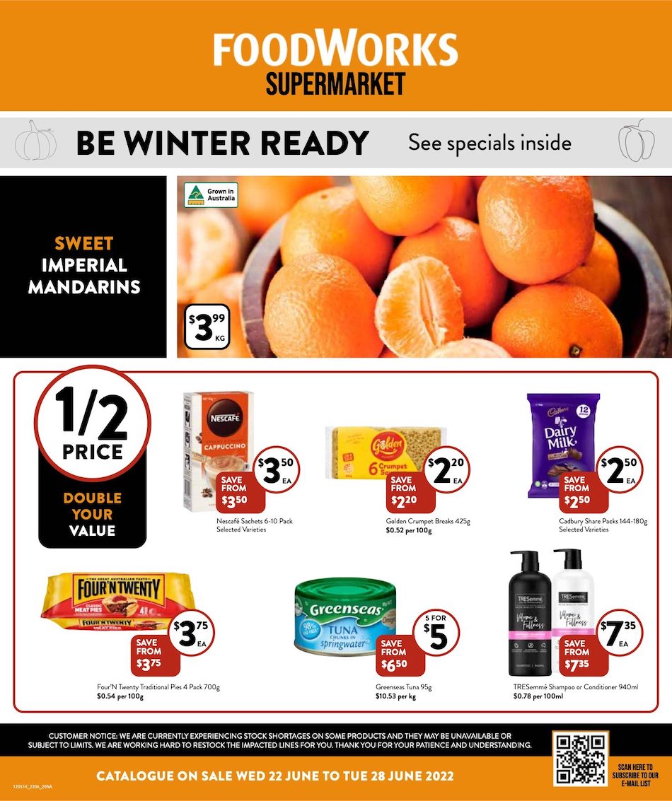Foodworks Catalogue