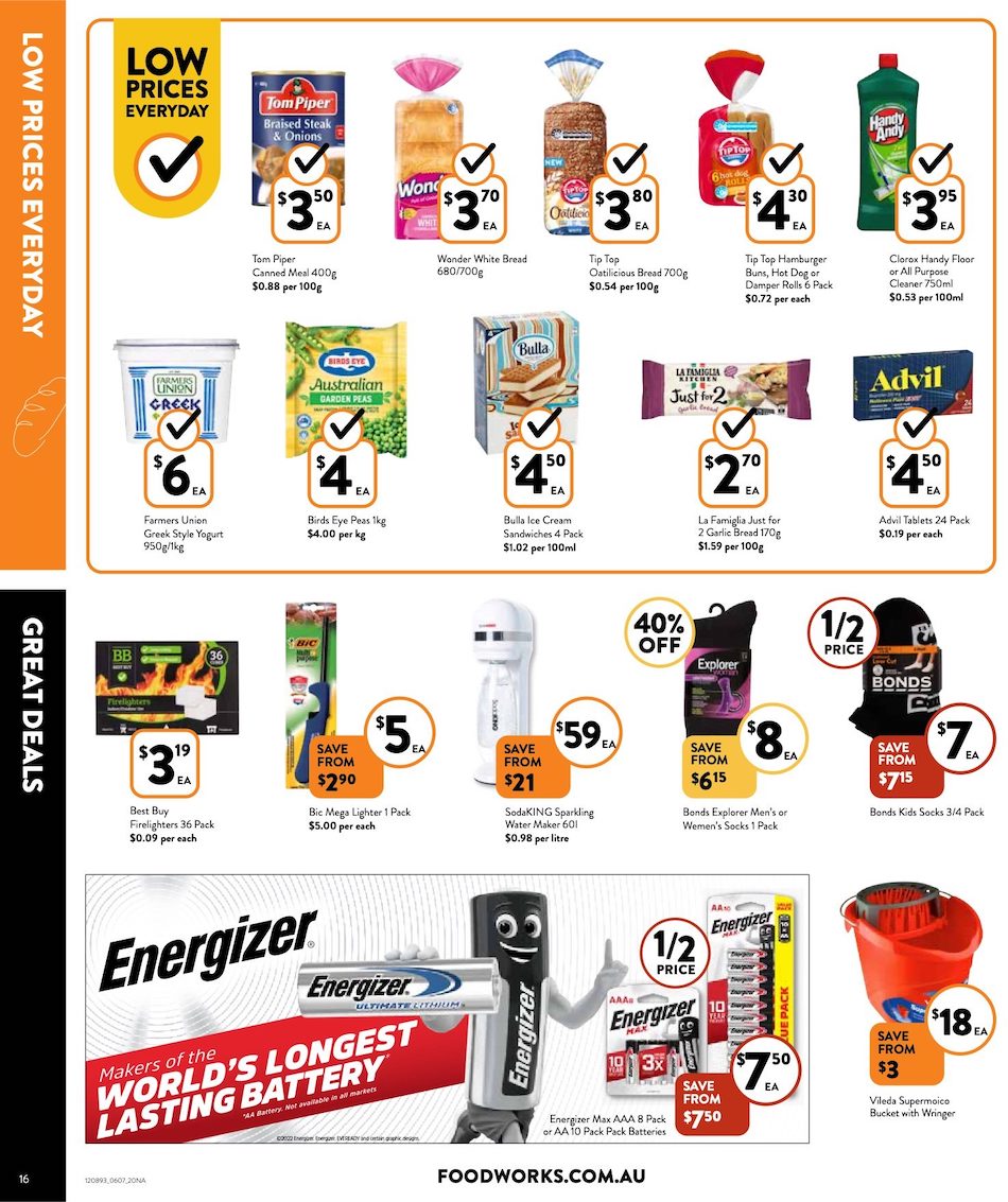 Foodworks Catalogue