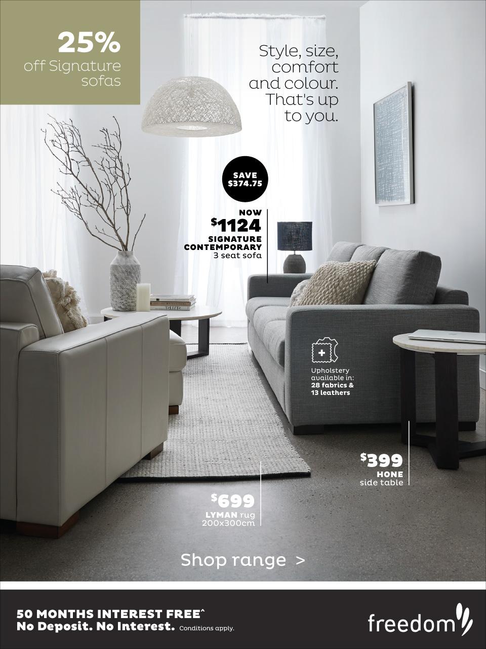 Freedom Furniture Catalogue