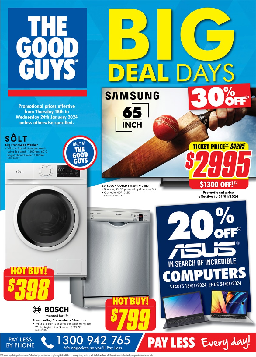 The Good Guys Catalogue 17 - 24 Jan 2024 | Catalogue AU
