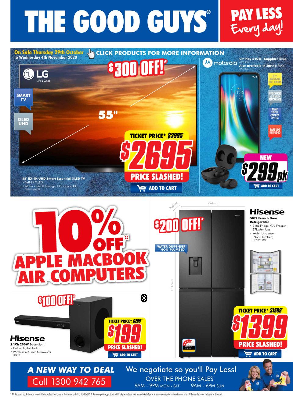 Good Guys Catalogue Appliances 29 Oct - 4 Nov 2020 | Catalogue AU