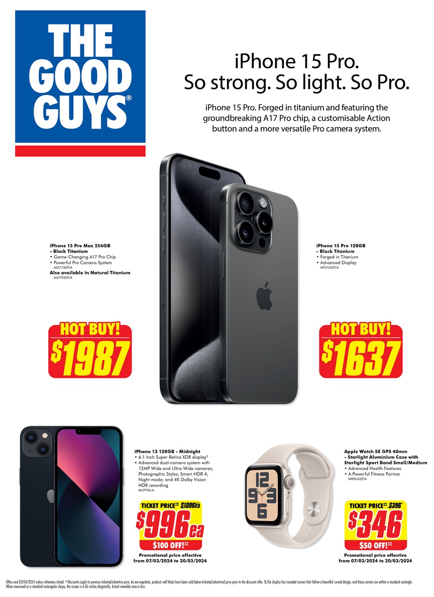 Good Guys Catalogue iPhone Mar 2024 Catalogue AU