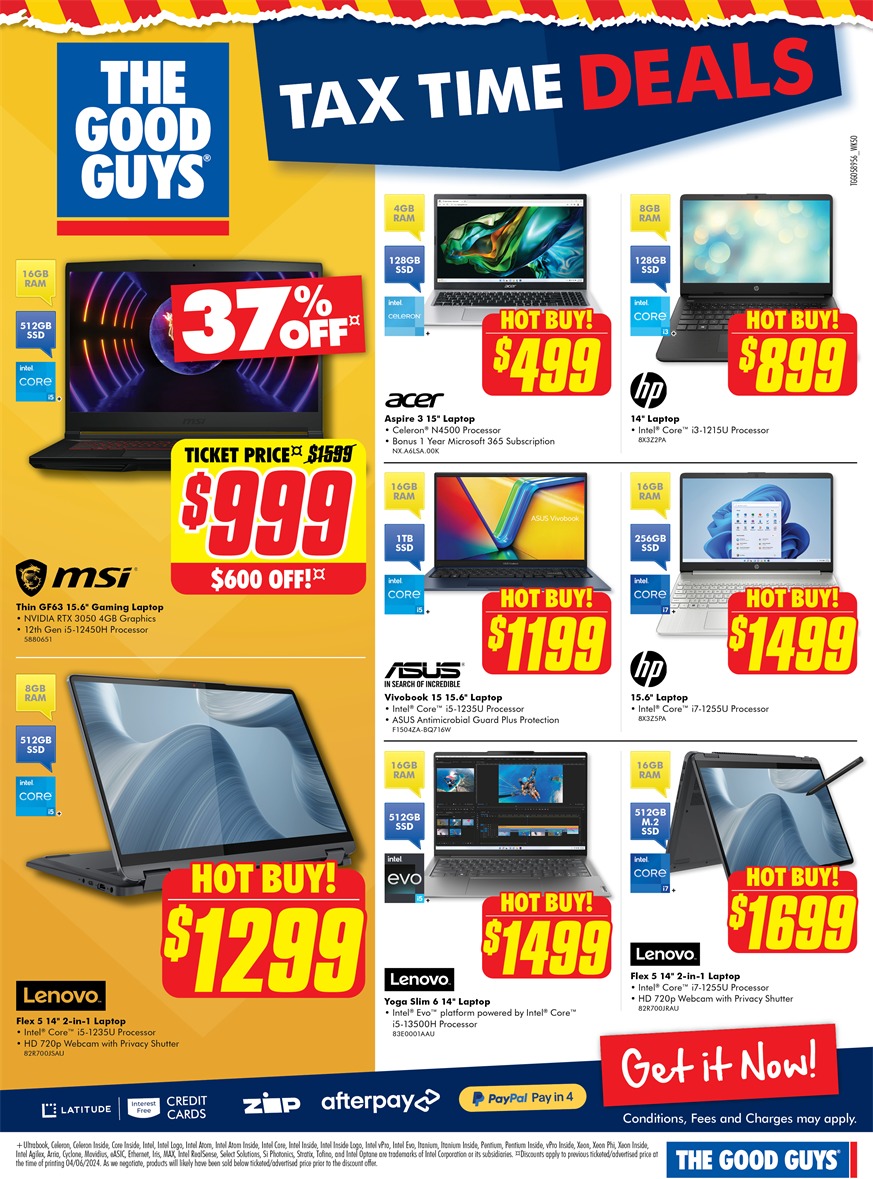 The Good Guys Catalogue Tax Time 12 - 19 Jun 2024 | Catalogue AU