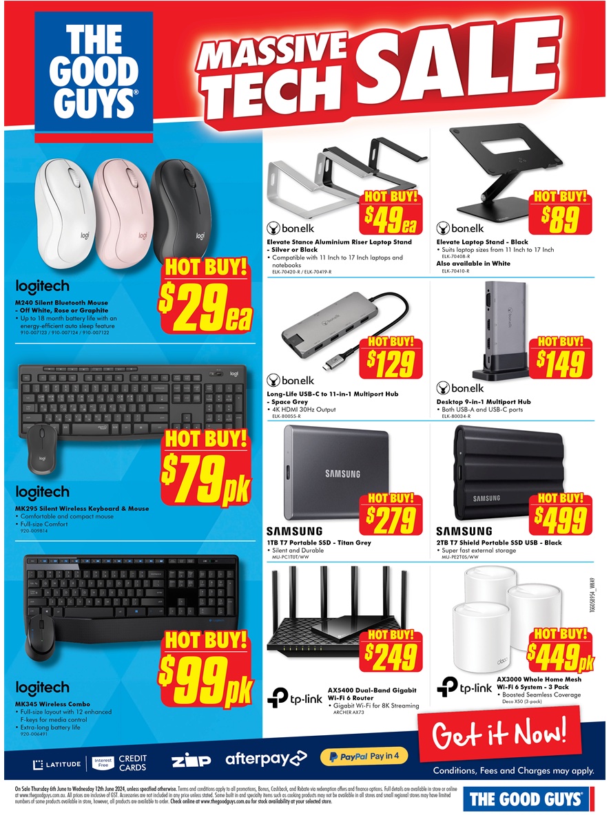 The Good Guys Catalogue Tech 5 - 12 Jun 2024 - Catalogue AU