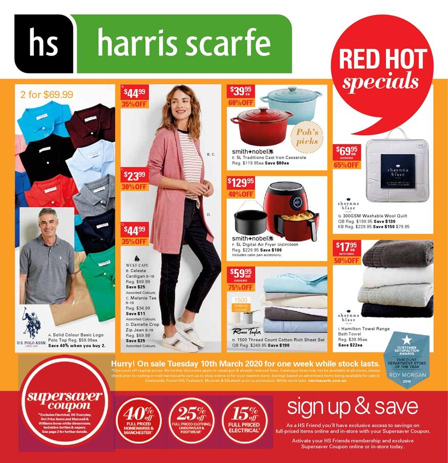 Harris Scarfe Catalogue