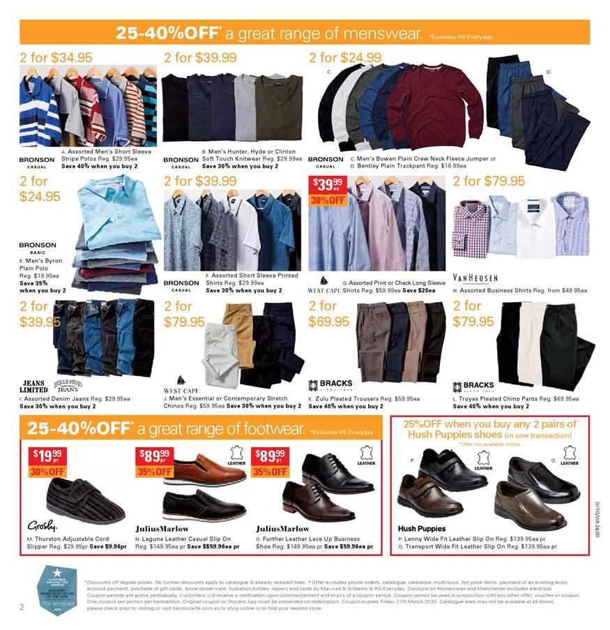 Harris Scarfe Catalogue