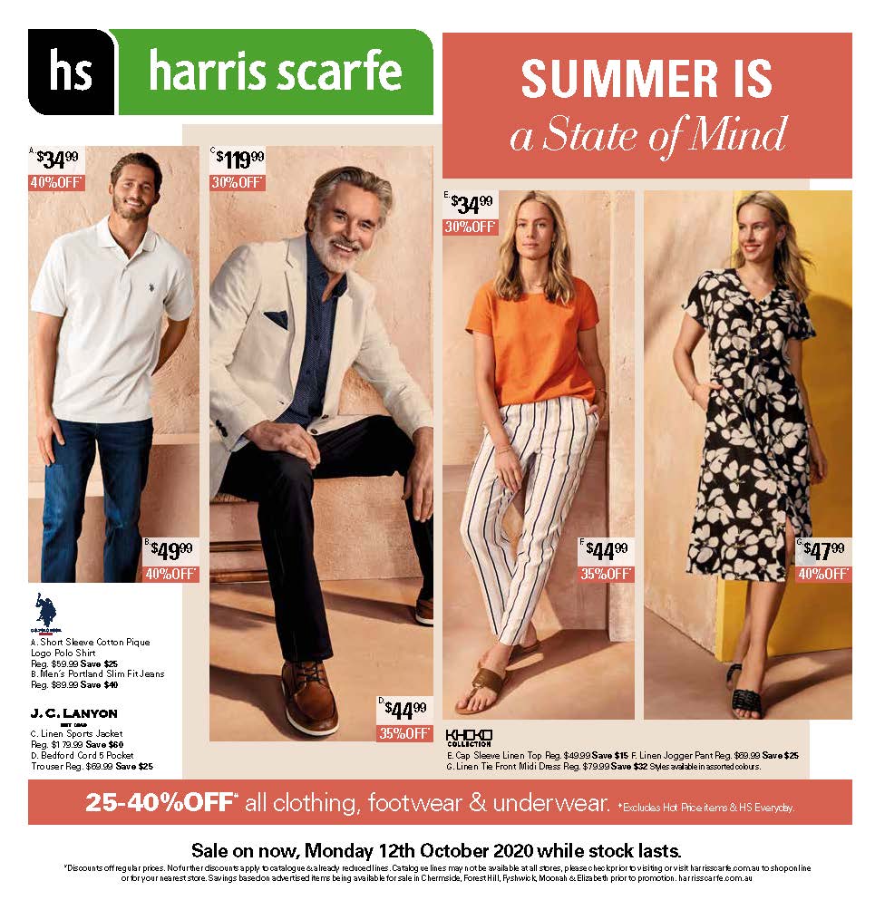 Harris Scarfe Catalogue
