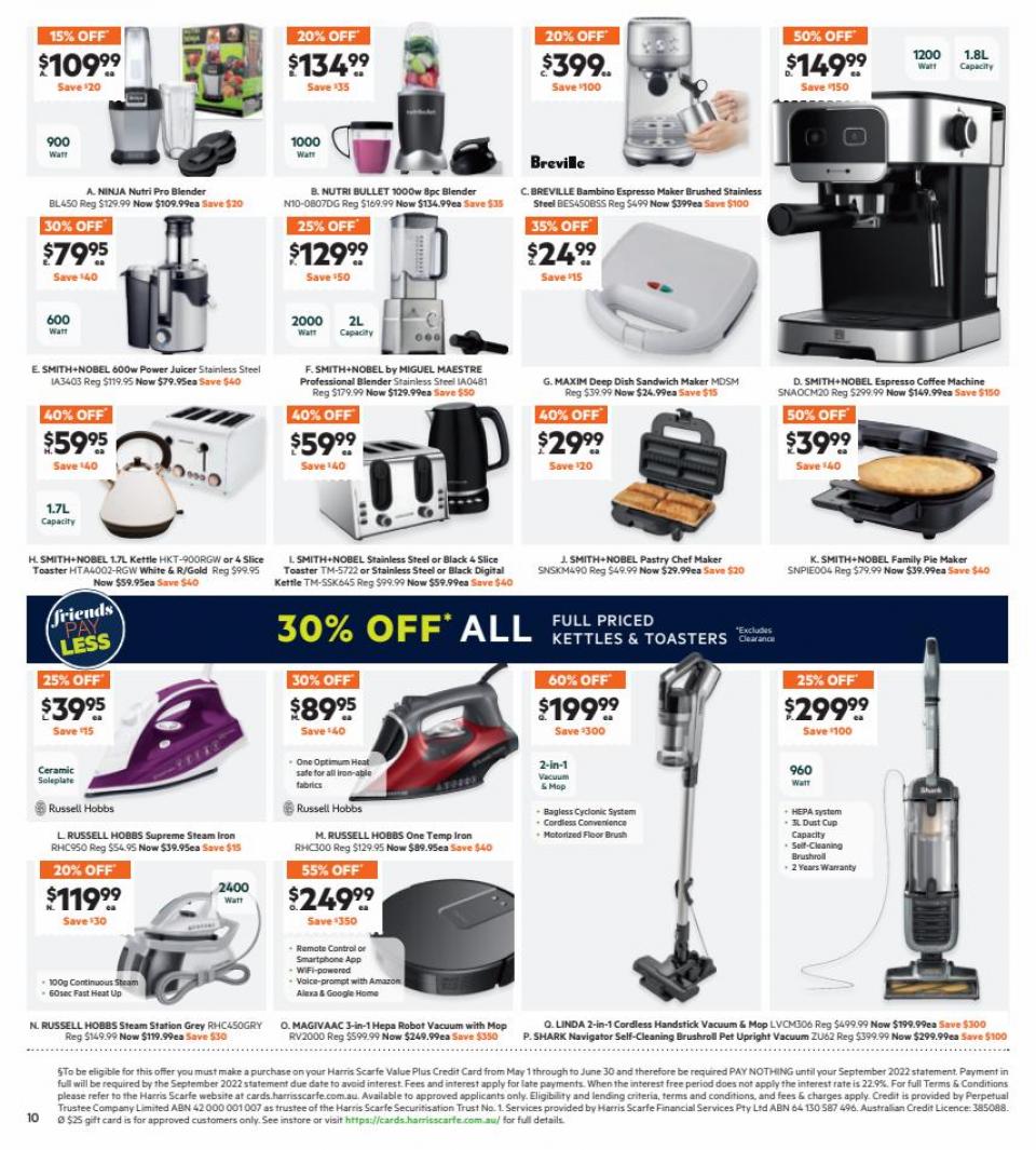 Harris Scarfe Catalogue