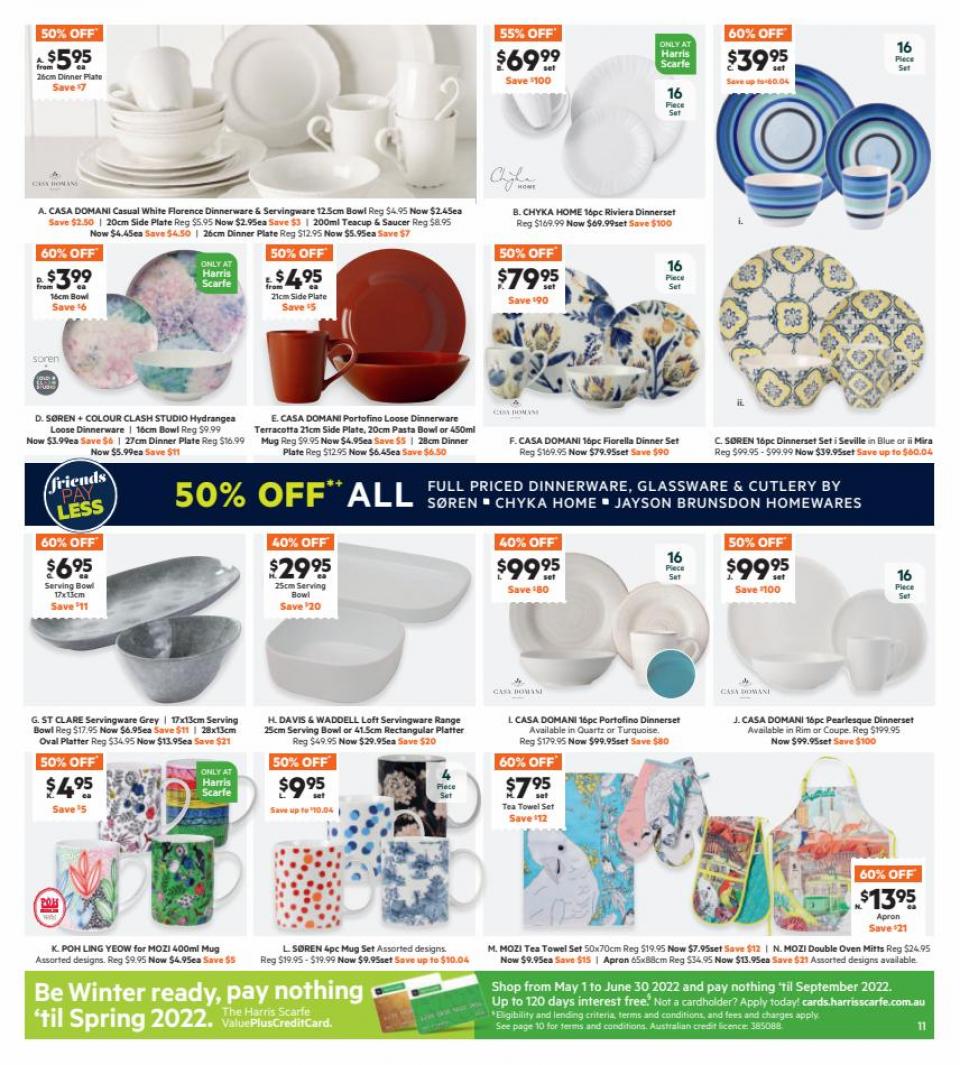 Harris Scarfe Catalogue