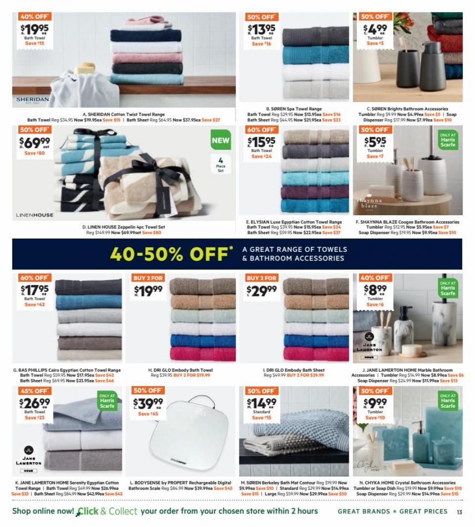 Harris Scarfe Catalogue