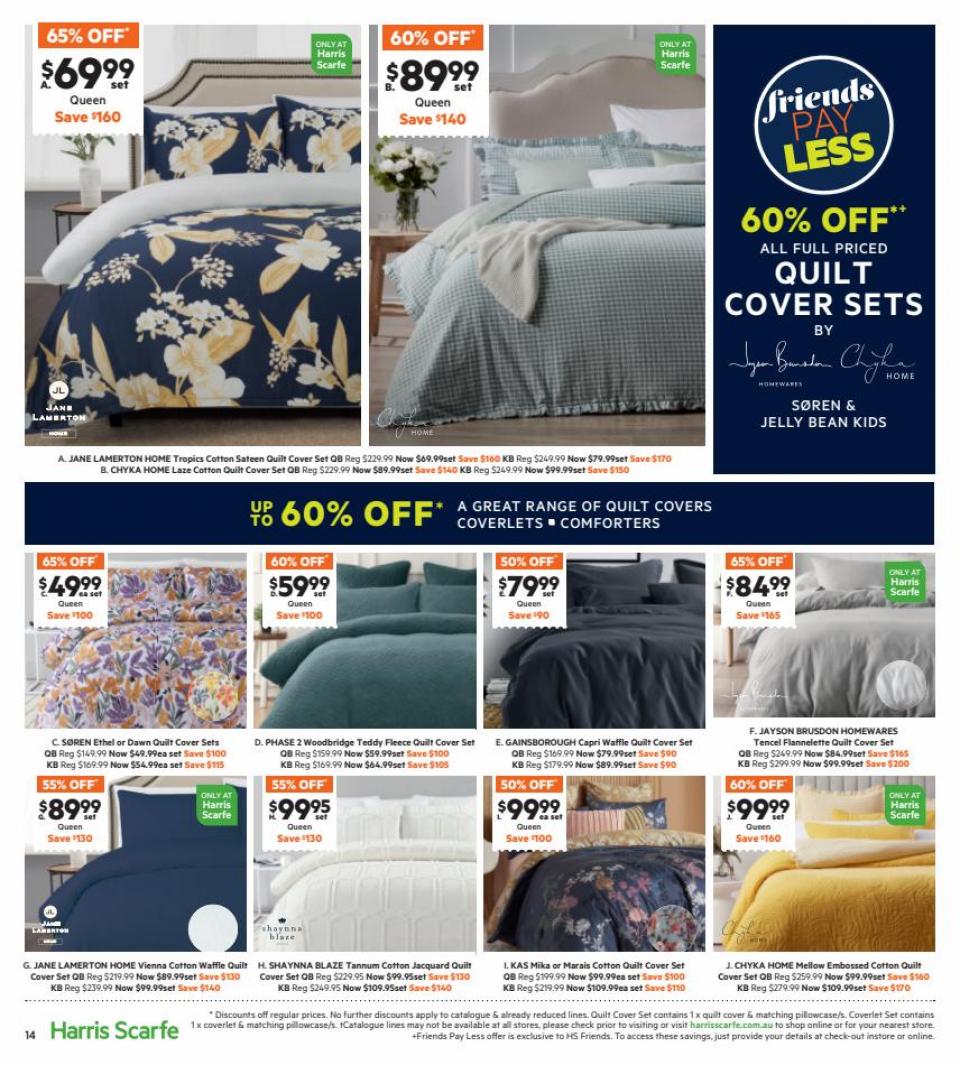 Harris Scarfe Catalogue