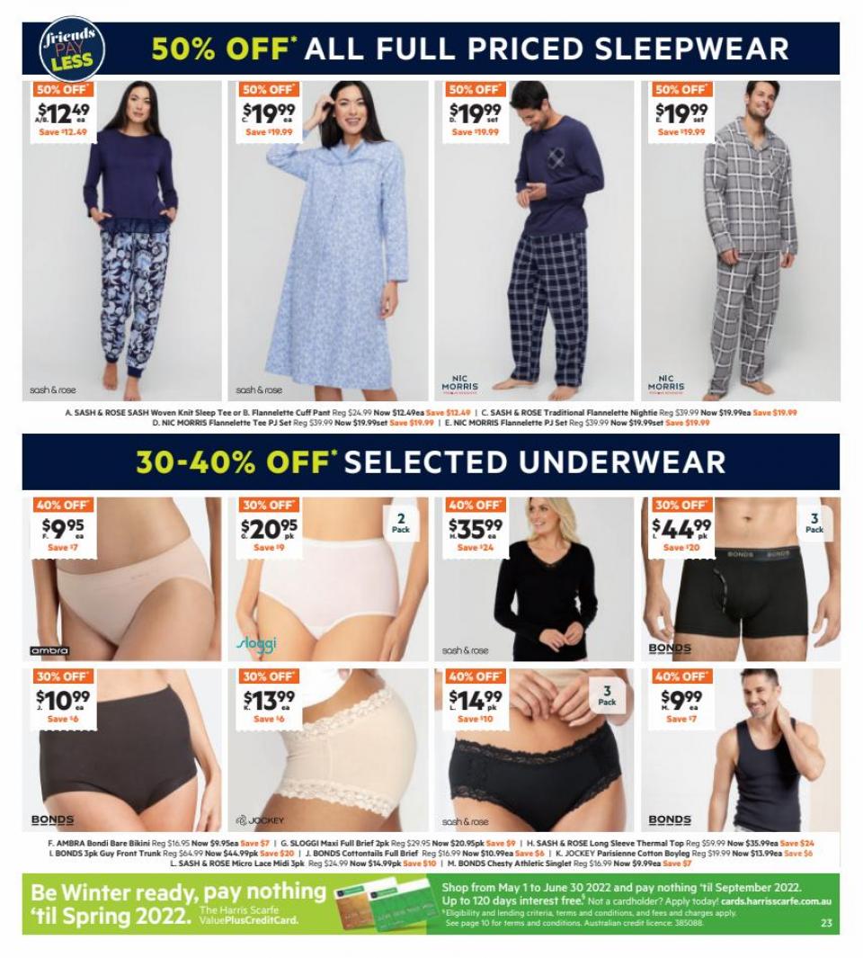 Harris Scarfe Catalogue