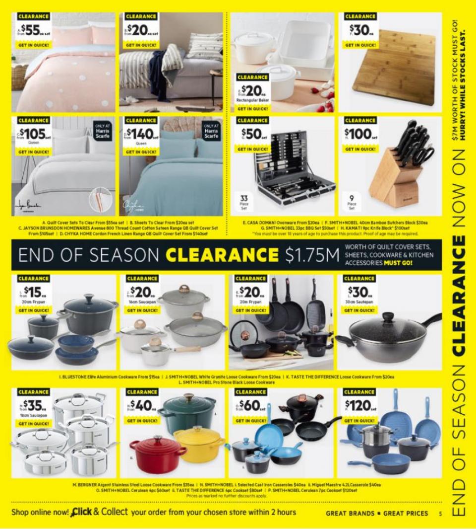 Harris Scarfe Catalogue