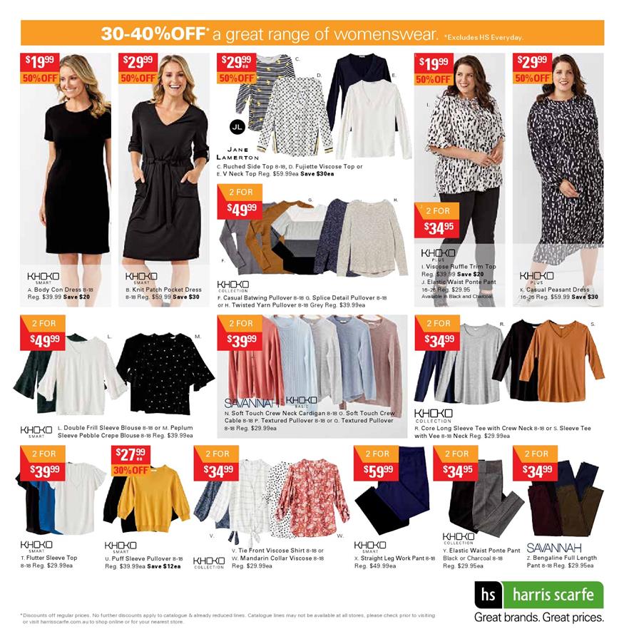 Harris Scarfe Catalogue