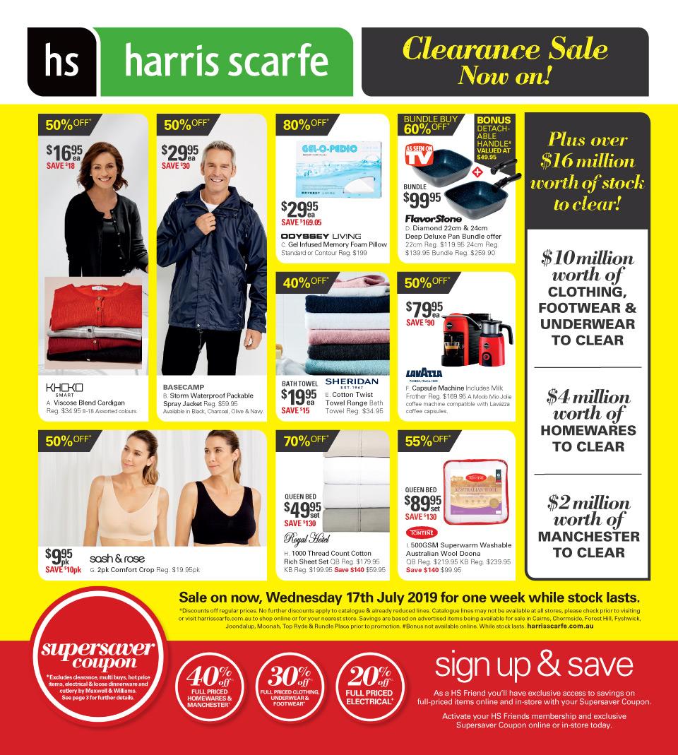 Harris Scarfe Catalogue