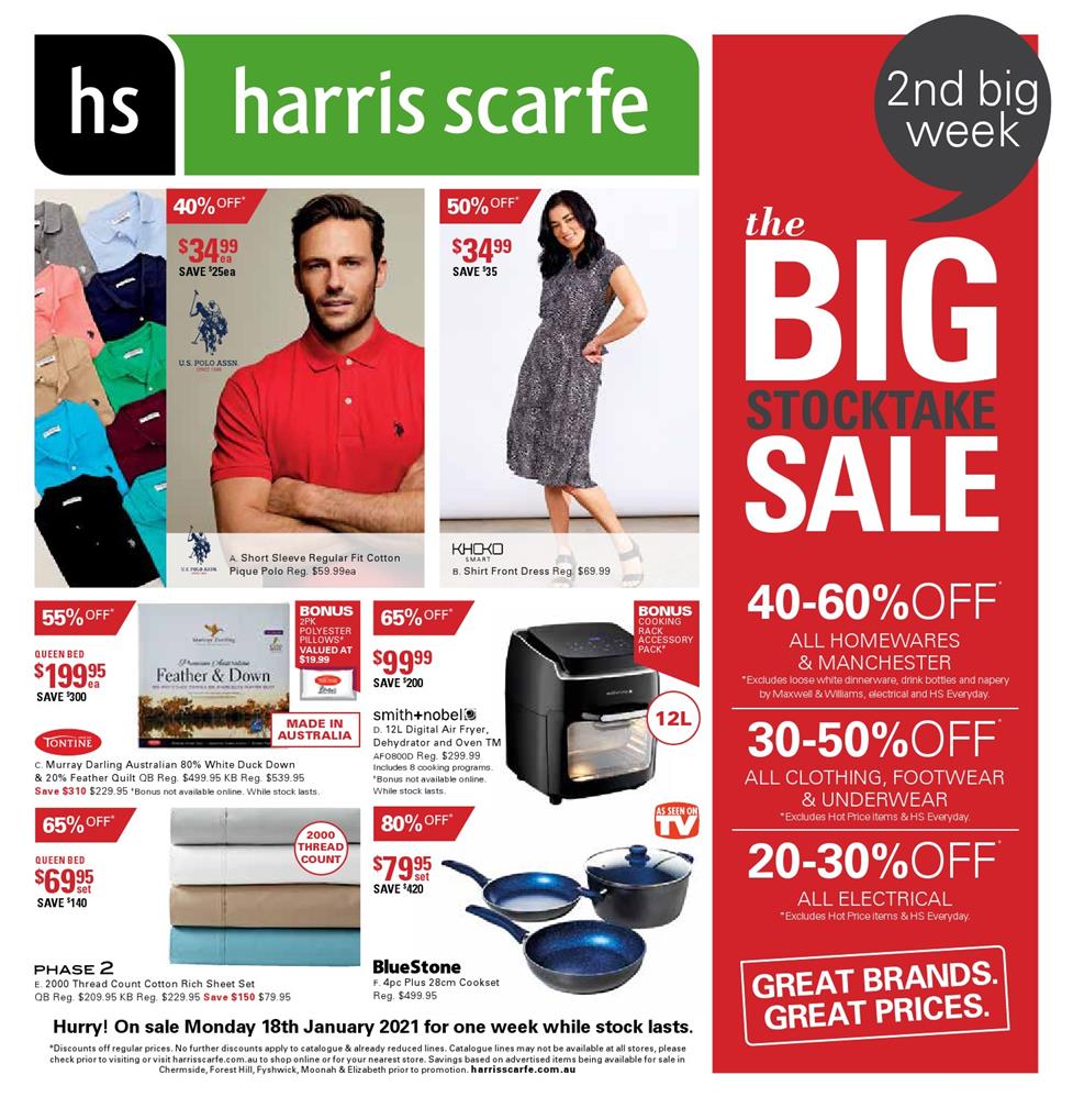 Harris Scarfe Catalogue