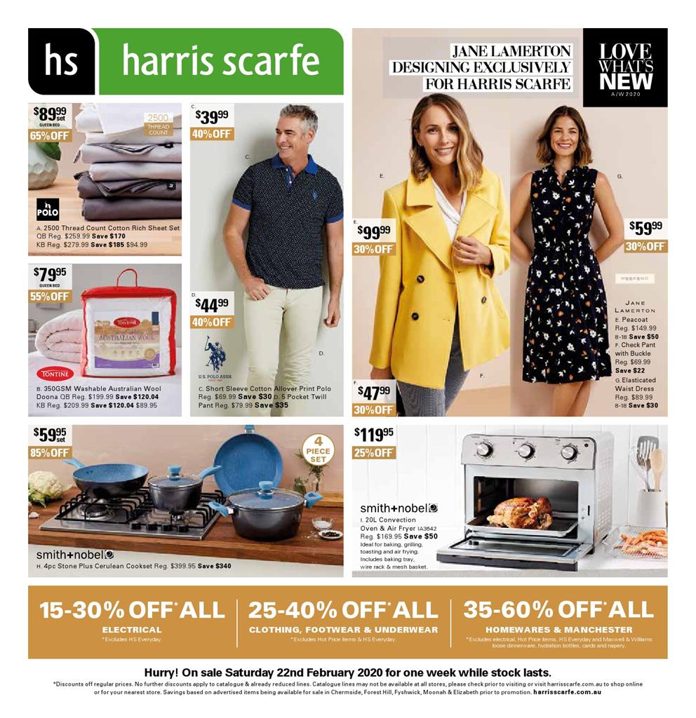 Harris Scarfe Catalogue