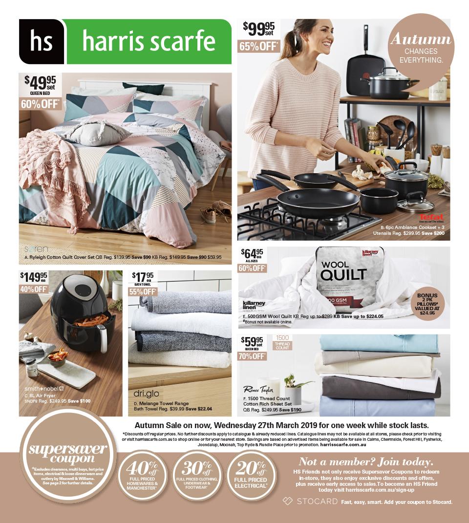 Harris Scarfe Catalogue