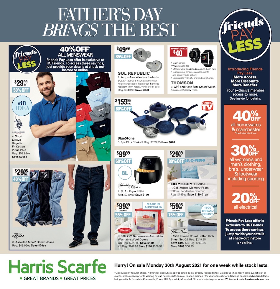 Harris Scarfe Catalogue
