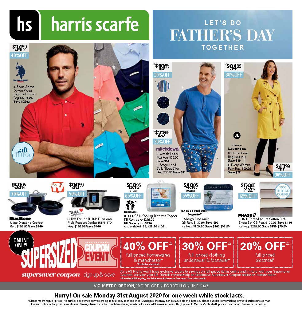 Harris Scarfe Catalogue