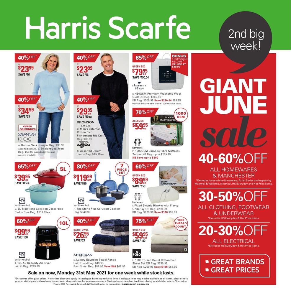 Harris Scarfe Catalogue