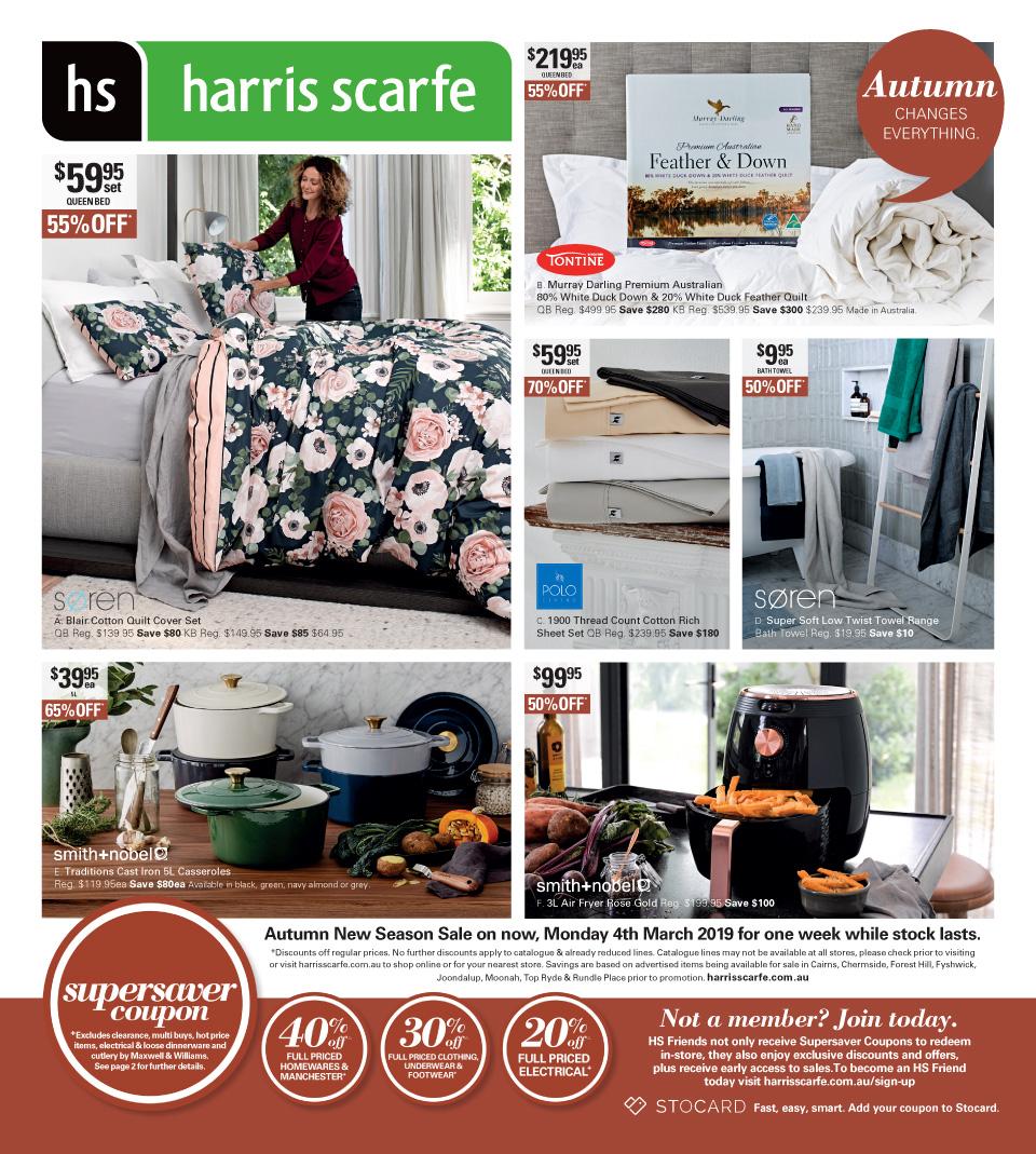 Harris Scarfe Catalogue