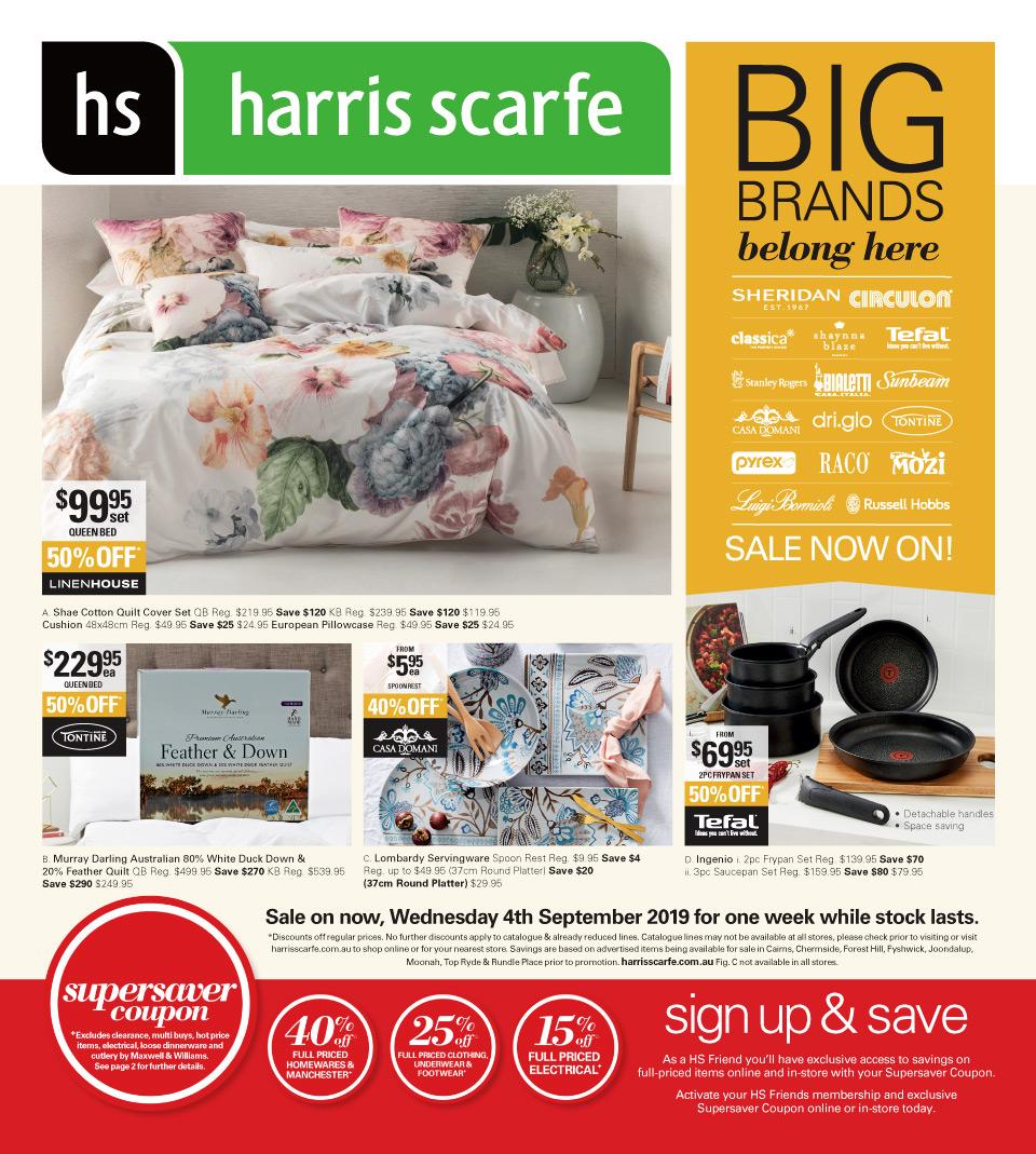 Harris Scarfe Catalogue