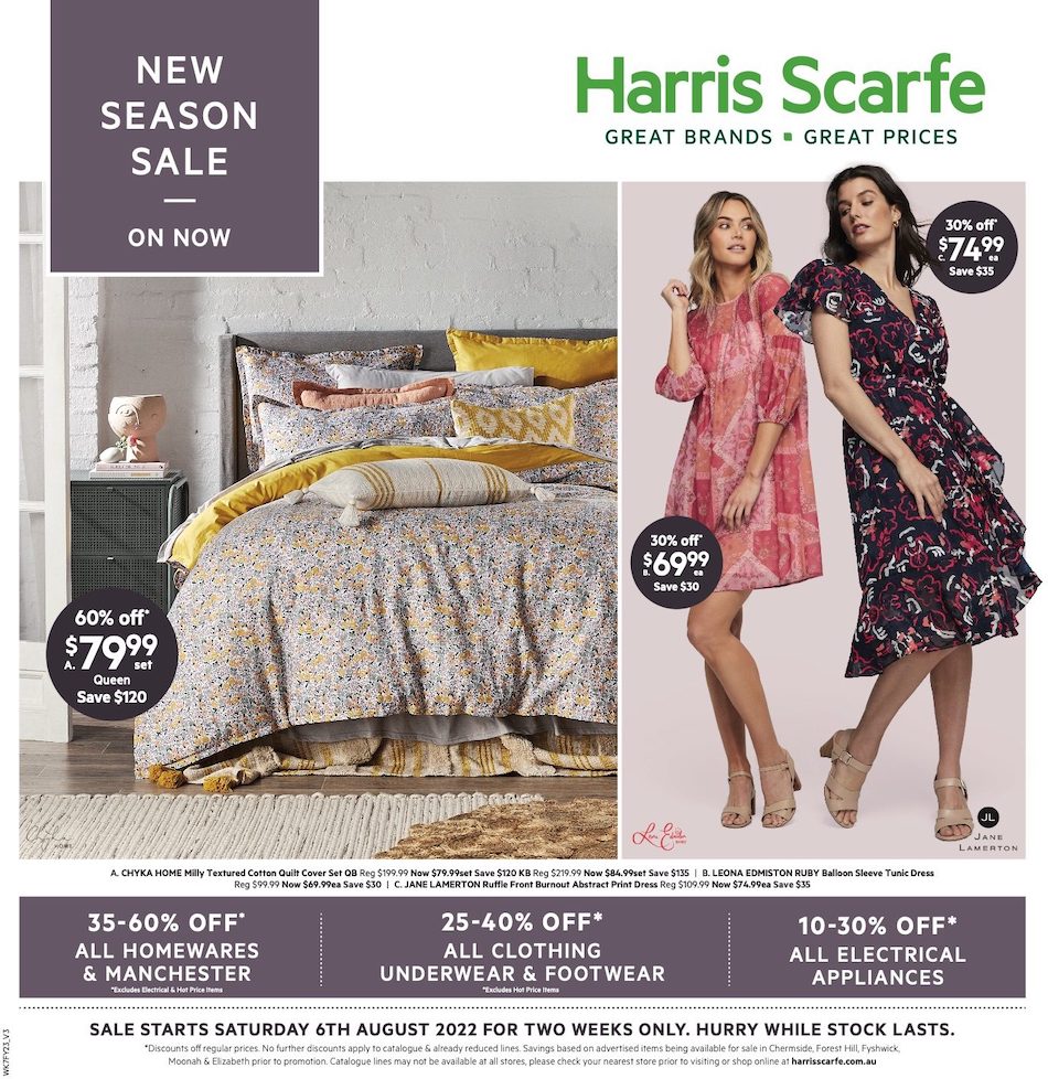 Harris Scarfe Catalogue