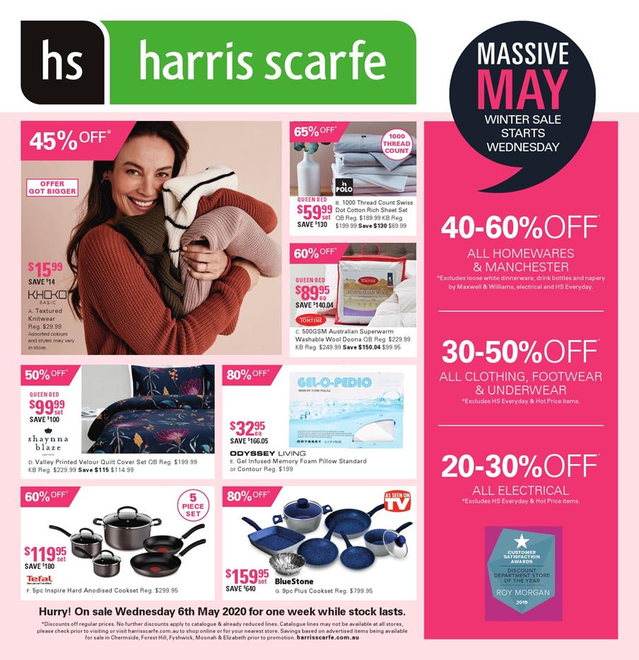 Harris Scarfe Catalogue