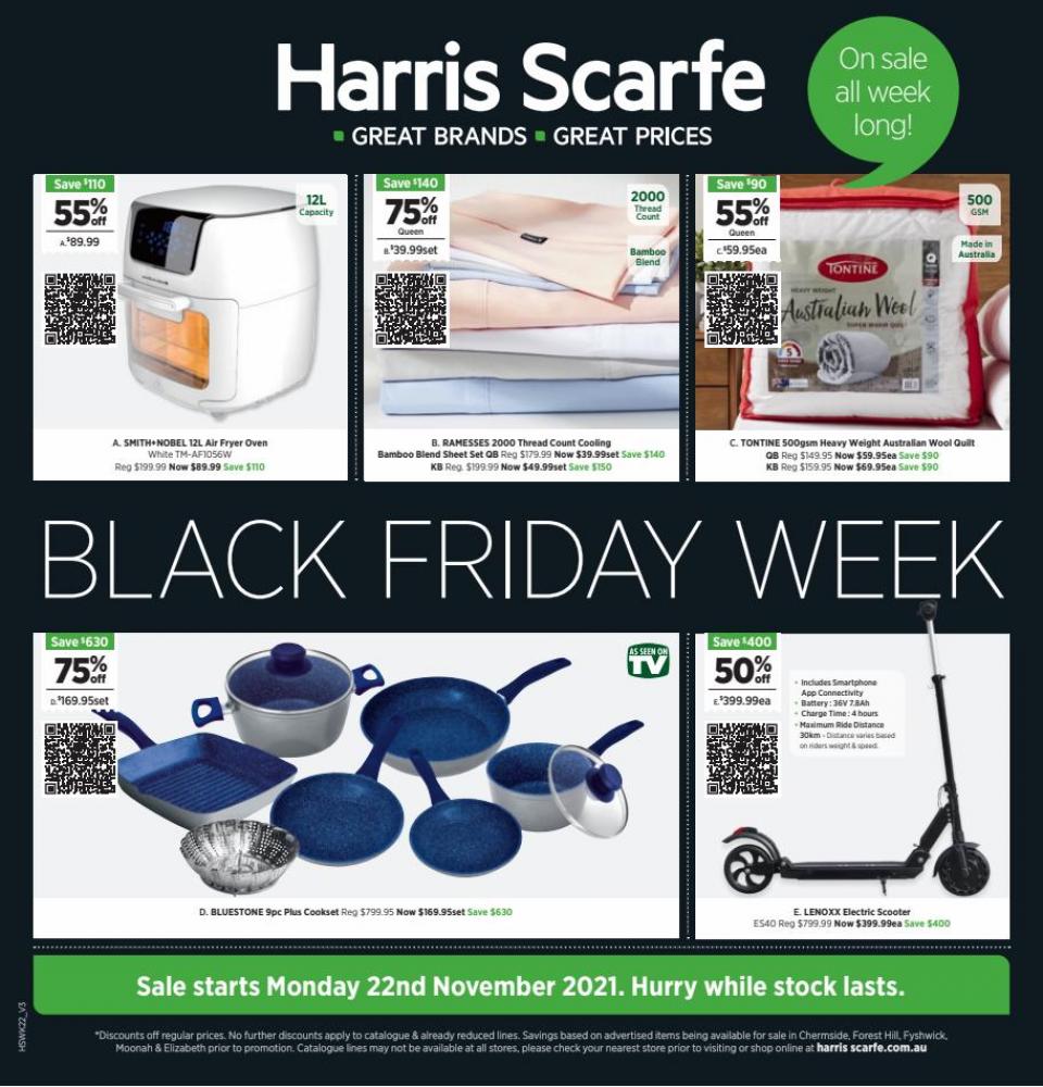 Harris Scarfe Catalogue