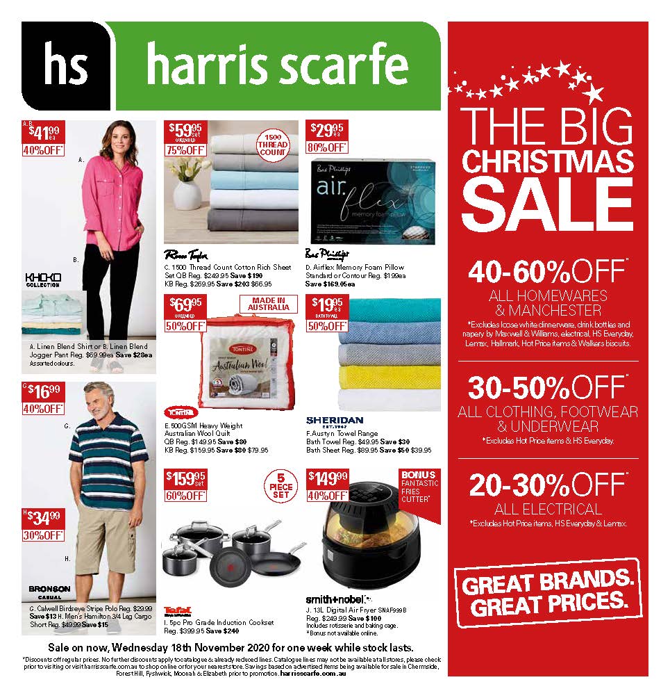 Harris Scarfe Catalogue