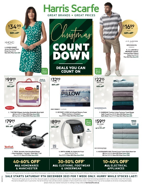Harris Scarfe Catalogue Christmas Dec 2023 Catalogue AU