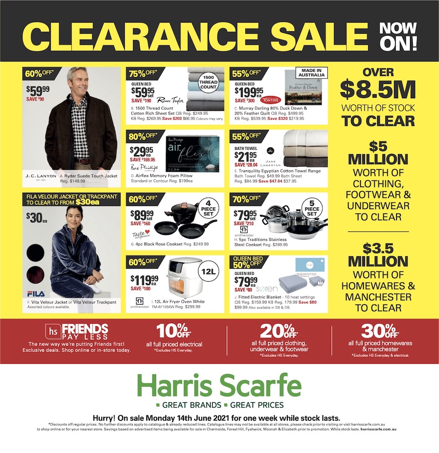 Harris Scarfe Catalogue