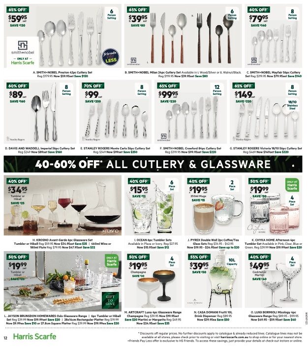 Harris Scarfe Catalogue