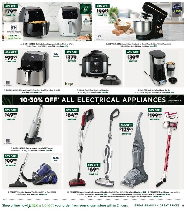 Harris Scarfe Catalogue