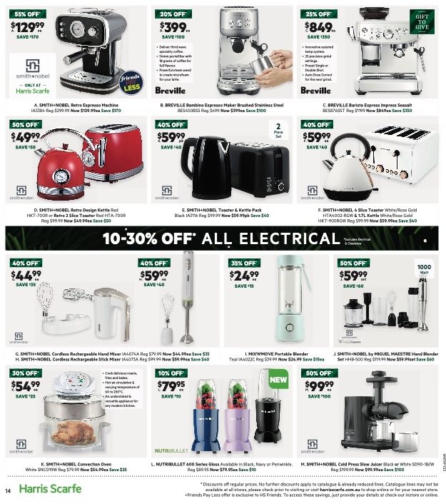 Harris Scarfe Catalogue