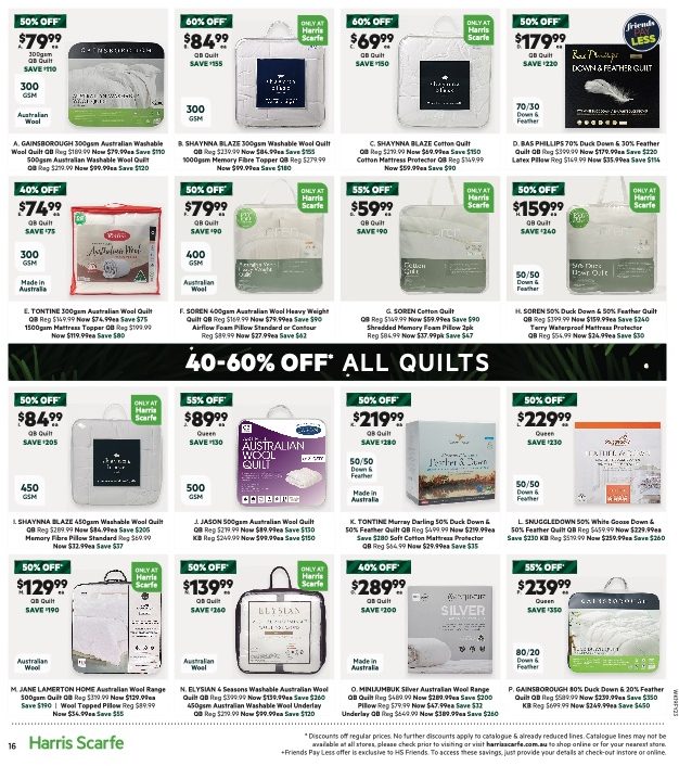 Harris Scarfe Catalogue