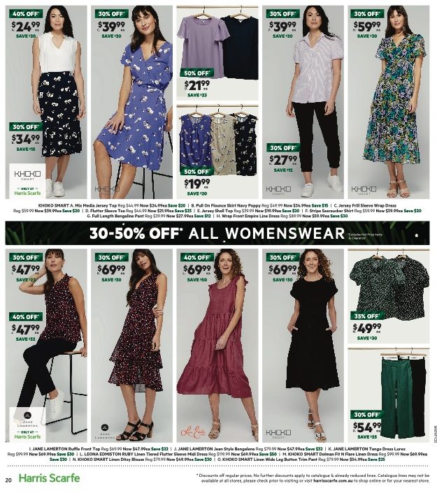 Harris Scarfe Catalogue