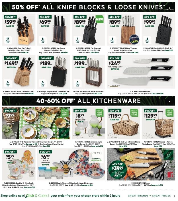 Harris Scarfe Catalogue