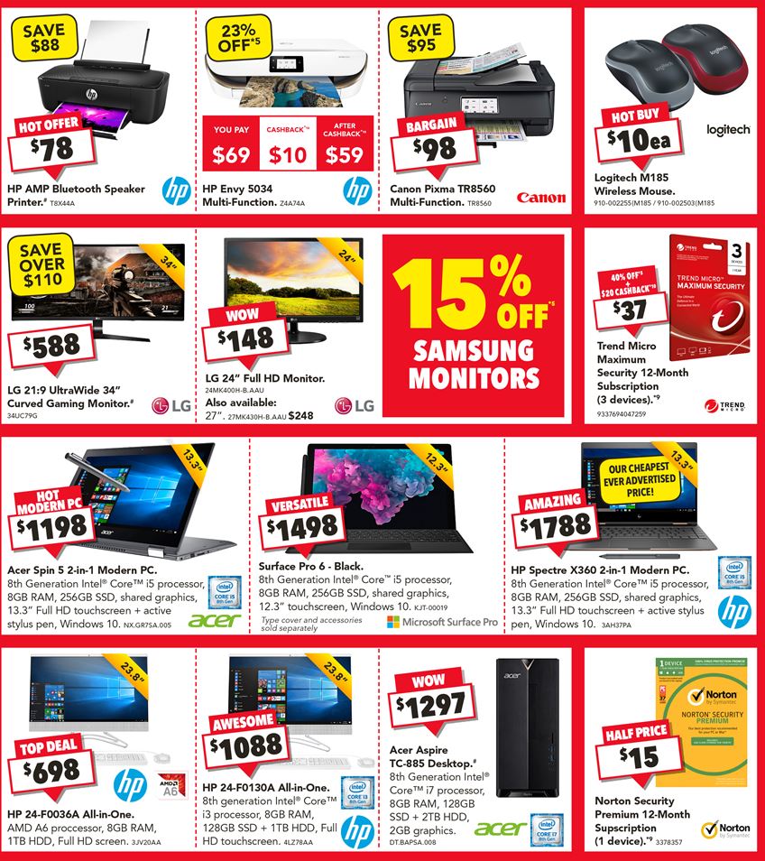 Harvey Norman Catalogue Clearance Boxing Day 2018 Catalogue AU