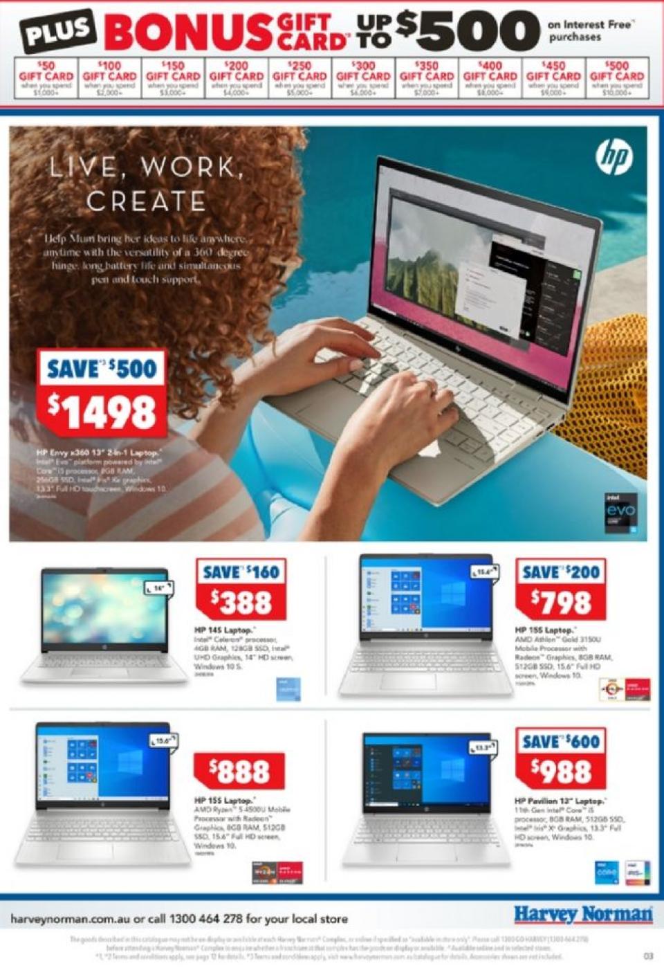Harvey Norman Catalogue Mother's Day Laptops 2021 Catalogue AU