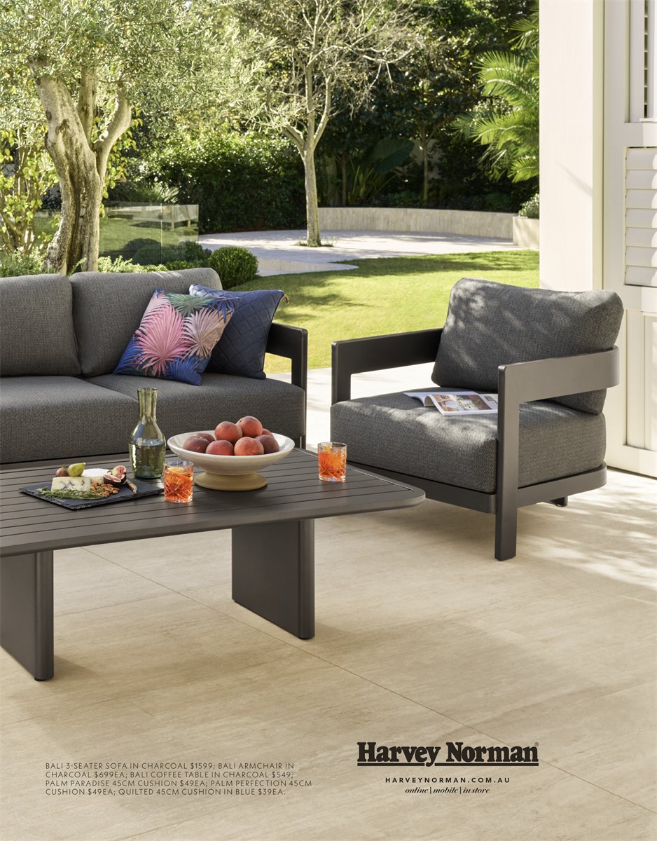 Harvey Norman Catalogue Outdoor Furniture & BBQ - Summer Spaces August ...