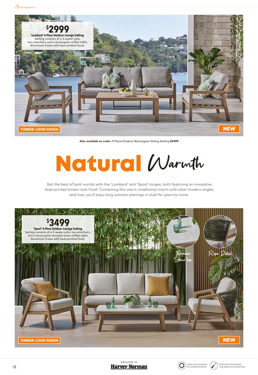 Harvey Norman Catalogue Outdoor Furniture Collection August 28 ...