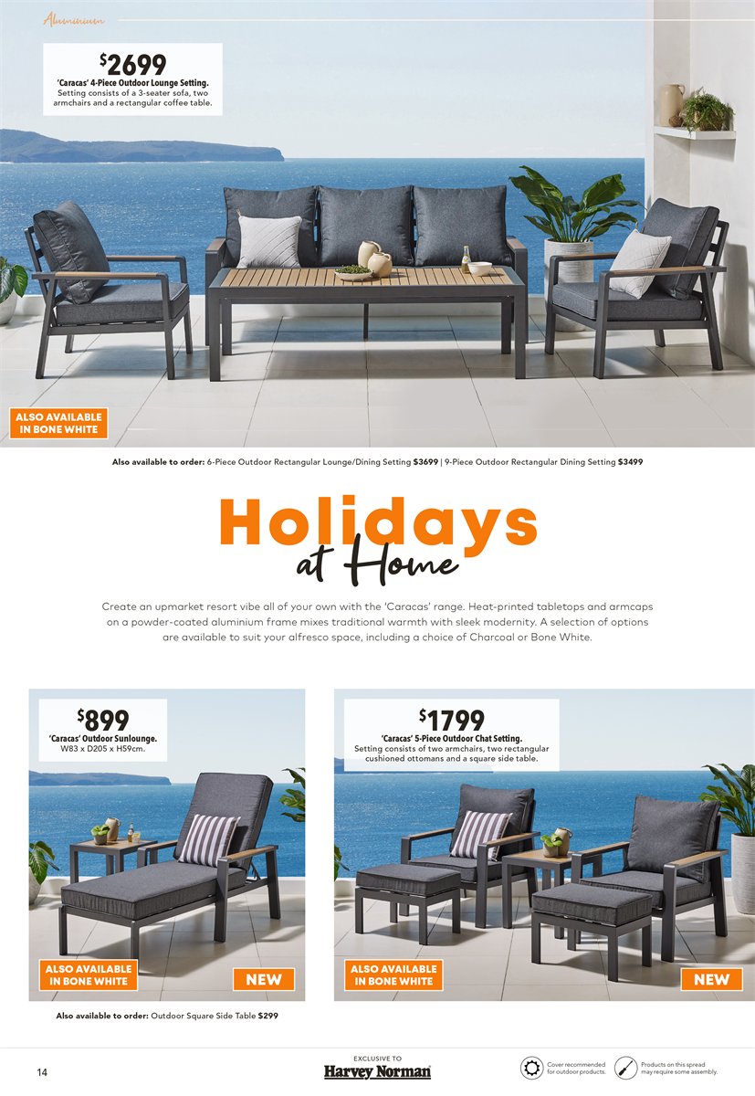 Harvey Norman Catalogue Outdoor Furniture Collection August 28 ...