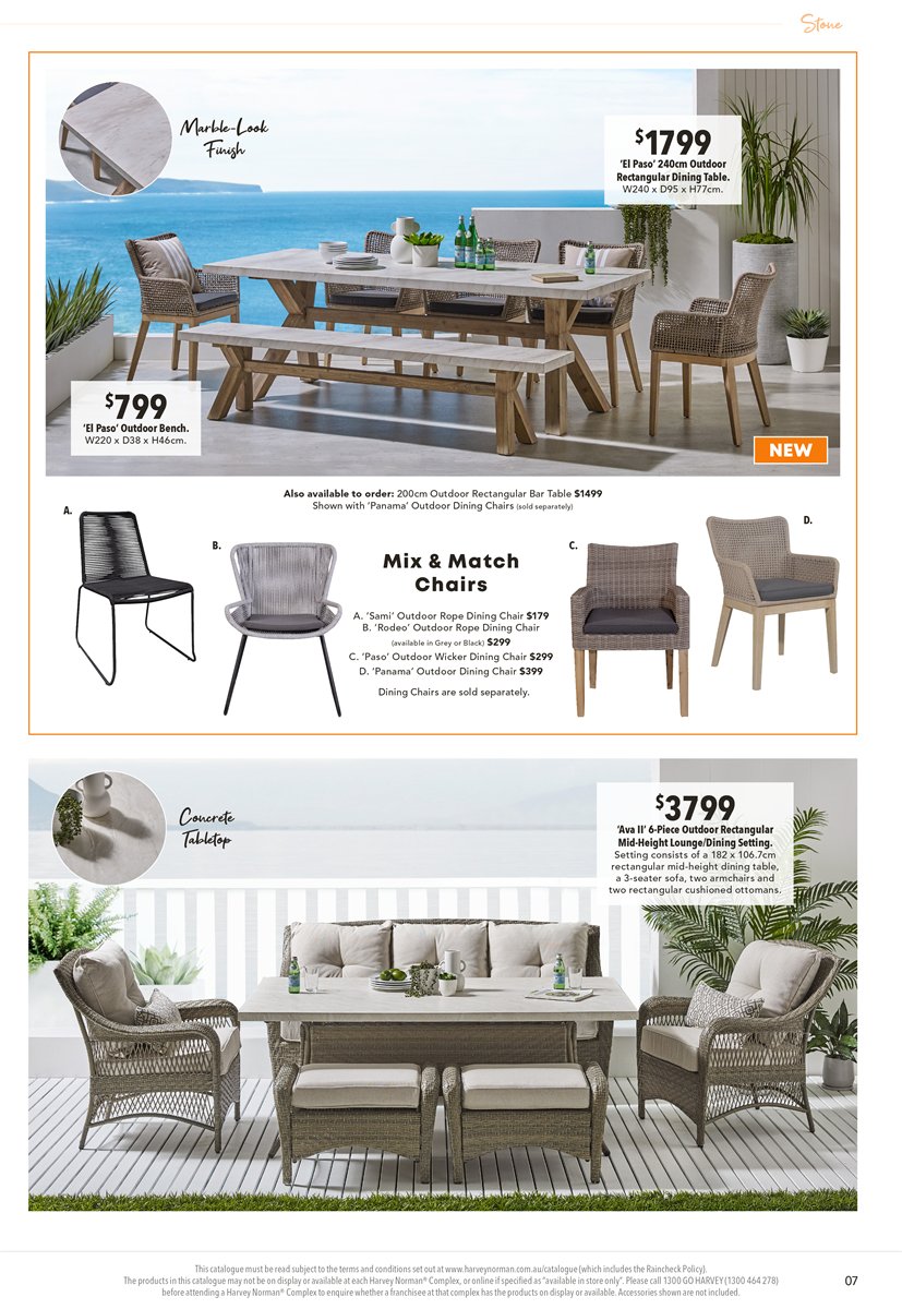Harvey Norman Catalogue Outdoor Furniture Collection August 28 ...