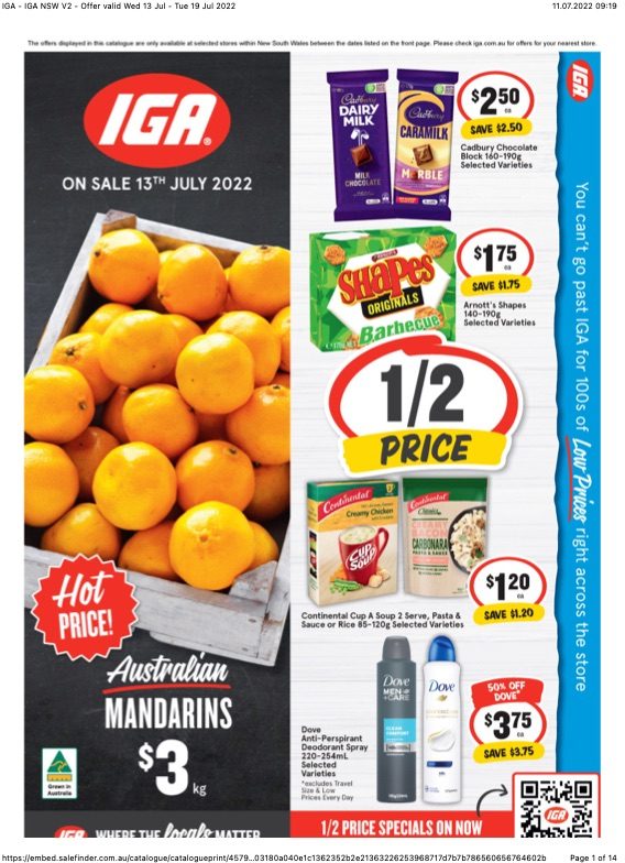 IGA Catalogue