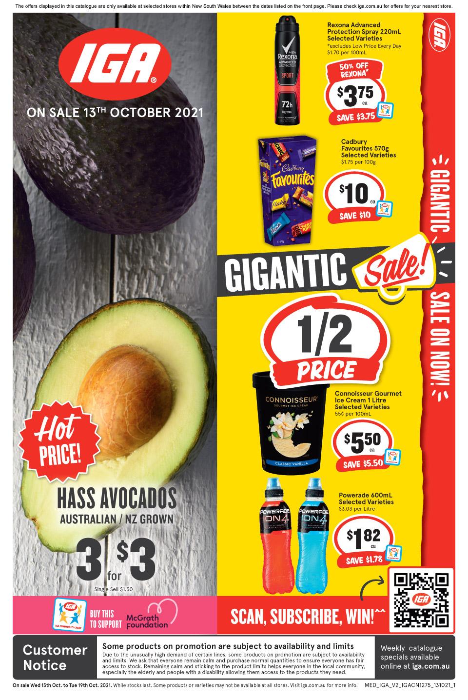 IGA Catalogue